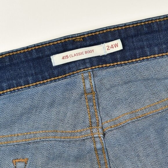 Levi's 415 Classic Boot Jeans 24W - Picture 6 of 6